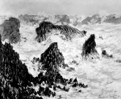 The Rocks of Belle-Ile by Claude Monet